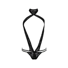 Charger l'image dans la galerie, Body, Masque et Mitaines Sexy Noir Transparent - Déguisement Femmes