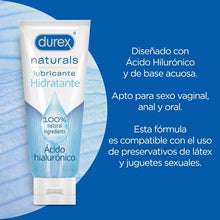 Charger l'image dans la galerie, Lubrifiant hydratant naturel Durex 100 ml.