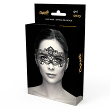 Charger l'image dans la galerie, Coquette Chic Désir Dentelle Masque Noir