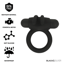 Charger l&#39;image dans la galerie, Black&amp;Silver - Cock ring Agron
